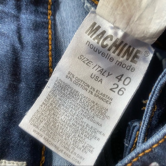 ⭐️Host Pick! Machine mid rise Red/white striped skinny jeans - Picture 13 of 15